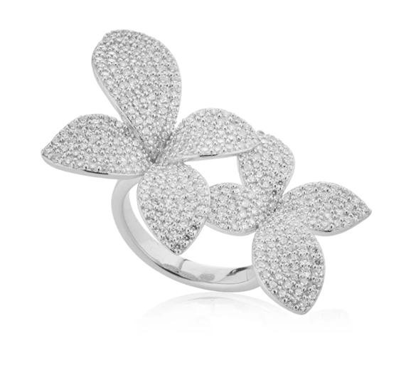 Anneau CikOrefice Gioielli Femme Anello In Argento in Argent Cristallo AN.FDF.8F-S - AN.FDF.8F-S